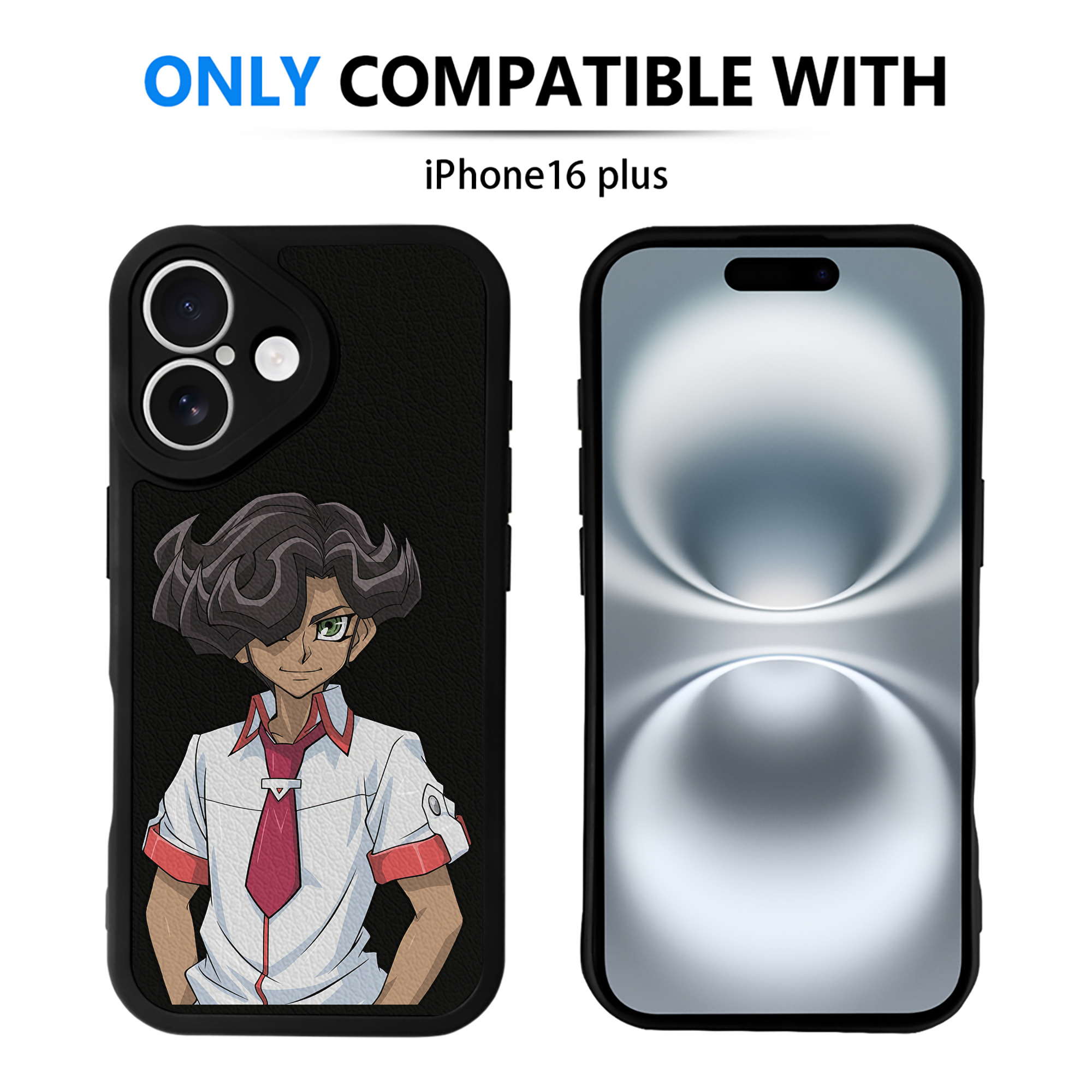 遊☆戯☆王 Yu-Gi-Oh! 【iPhone 16シリーズ対応】シリコンスマホケース（レザー調） 材質：シリコン